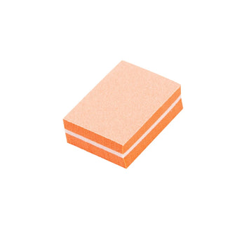 OCHO NAILS Nagelbuffert Mini orange block 50 st, 80/100