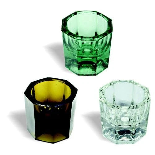 Paint mixing container, glass