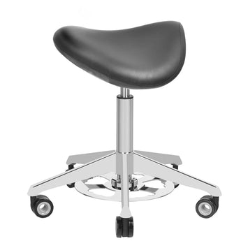 Cosmetic chair, AZZURRO 010F BUMP-UP, black