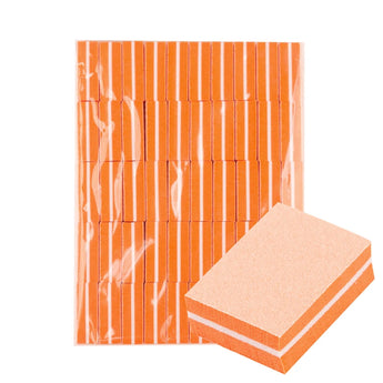 OCHO NAILS Nagelbuffert Mini orange block 50 st, 80/100