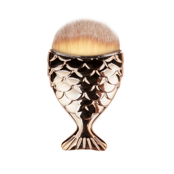 Brush for dusting fish powder pink