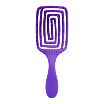 Flexible hair brush O-327 purple