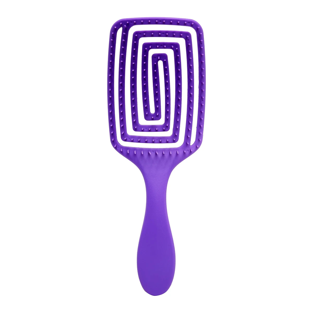 Flexible hair brush O-327 purple