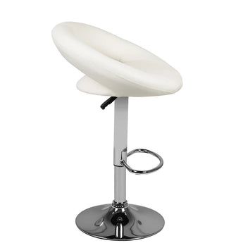 Quilted chair, HOKER M02, adjustable, white